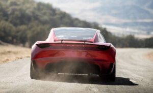 2021 Tesla Roadster full rear view