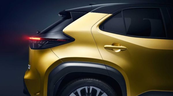 2021 Toyota Yaris Cross tail lights styling