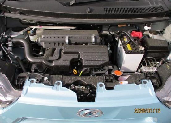 8th Generation Daihatus Mira engine view