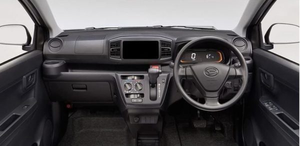 8th Generation Daihatus Mira front cabin interior