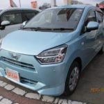 8th Generation Daihatus Mira headlamps close view