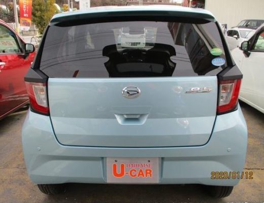 8th Generation Daihatus Mira rear view full