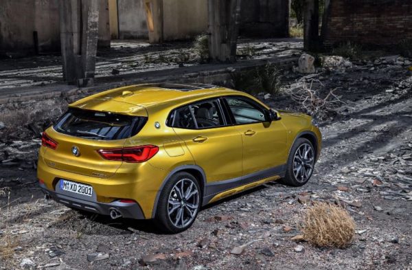 BMW 2 Series X2 SUV Side and Rear View 1