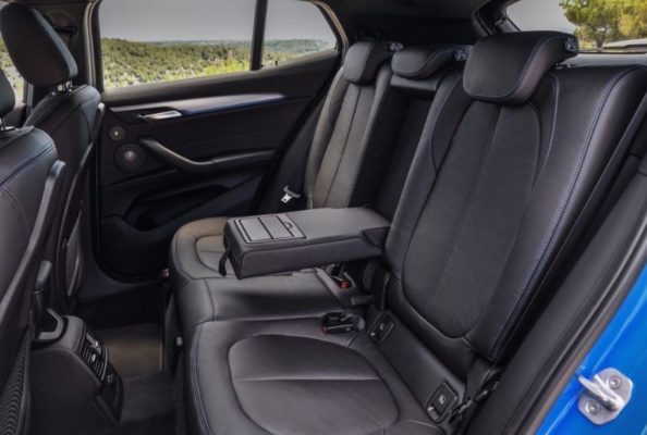 BMW 2 Series X2 SUV rear seats 1