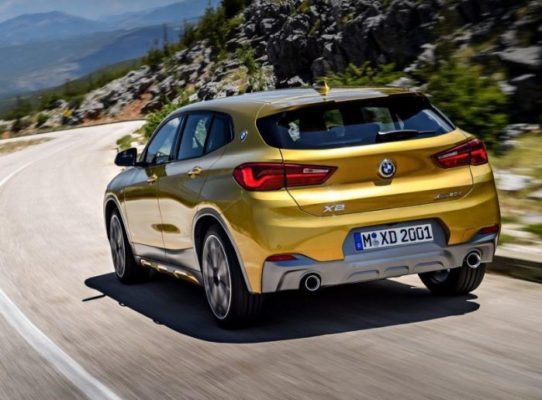 BMW 2 Series X2 SUV striking view 1