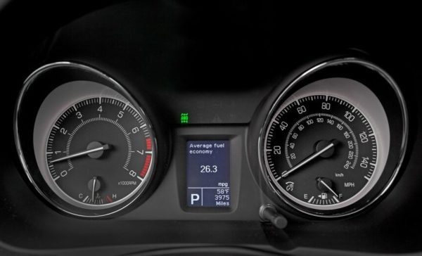 Suzuki Kizashi information meters view