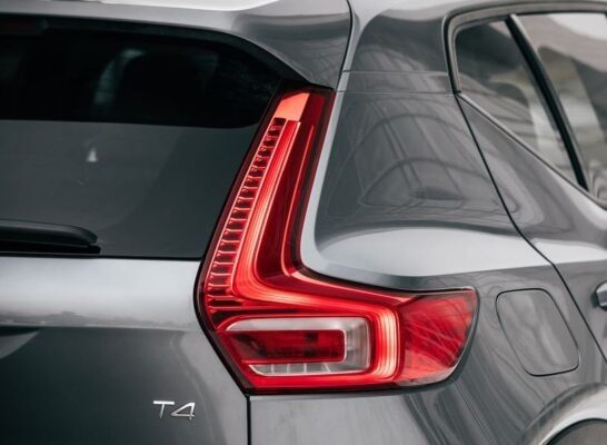 2020 Volvo XC40 rear tail light close view