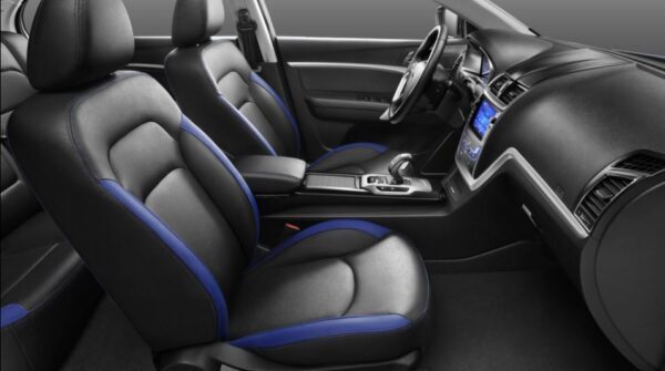 Emgrand EV front comfortable seats view