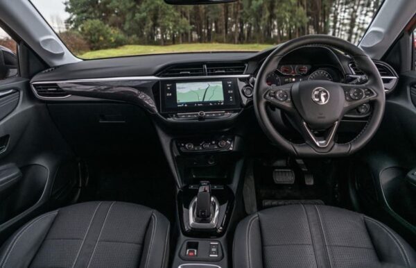 6th Generation Vauxhall corsa front interior cabin full view