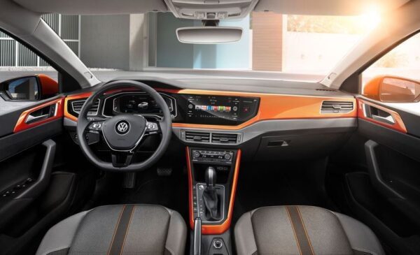 6th Generation Volkswagen Polo front cabin interior
