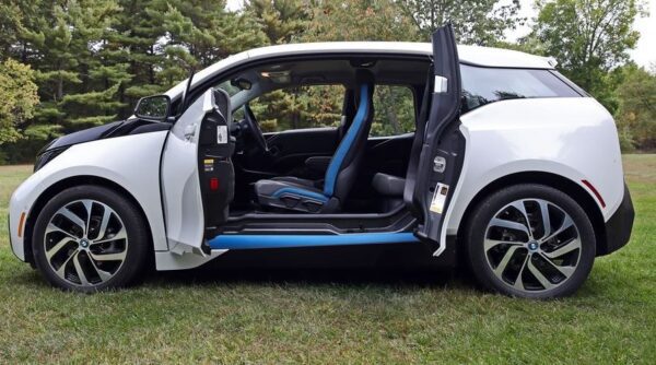 BMW i3 REX doors open side view