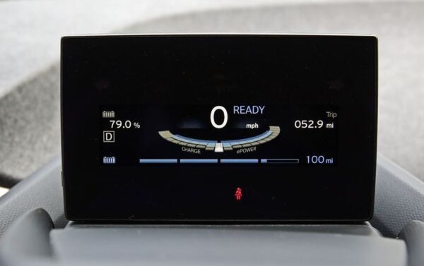 BMW i3 REX infotainment screen view