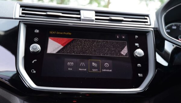 SEAT Ibiza 5th Generation infotainment screen view