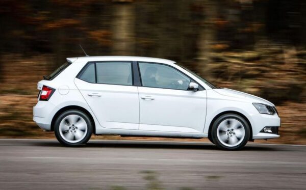 3rd Generation Skoda Fabia Side View full