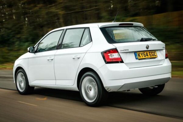 3rd Generation Skoda Fabia side and rear view