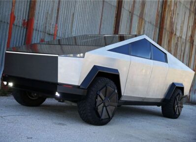 Tesla Cyber Truck Replica with Gasoline engine feature image