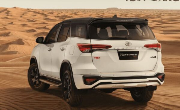 Toyota Fortuner TRD celebrity edition india rear view