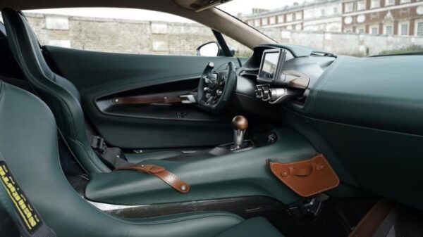 jaw dropping aston martin Victor Super Sport car based one 77 interior crafting view