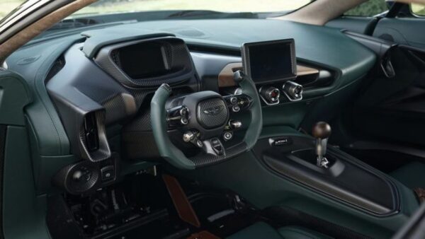 jaw dropping aston martin Victor Super Sport car based one 77 interior view