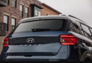 1st Generation Hyundai Venue rear close view