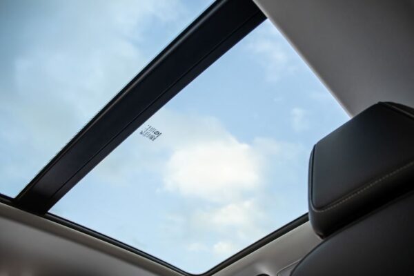 1st Generation MG ZSEV moon roof view