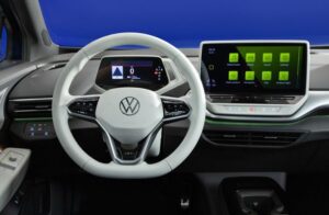 1st Generation volkswagen id4 steering infotainment screen interior