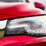 1st generation MGHS SUV headlamps close view