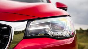 1st generation MGHS SUV headlamps close view