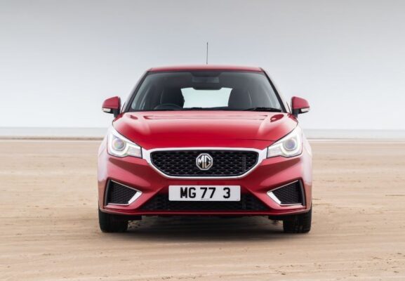 2nd Generation MG3 facelifted red front view