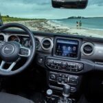 4th Generation Jeep Wrangler front cabin interior features