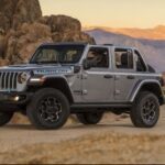 4th Generation Jeep Wrangler front side view