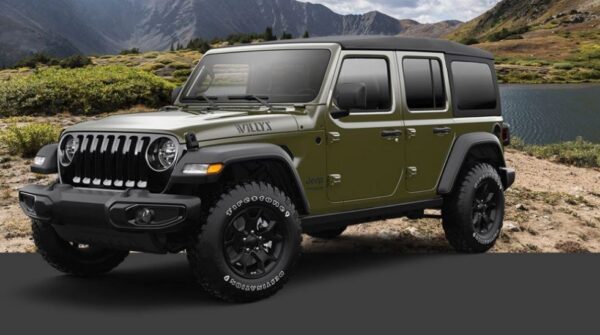 4th Generation Jeep Wrangler full view