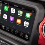 4th Generation Jeep Wrangler infotainment screen view