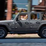 4th Generation Jeep Wrangler side and wheels view