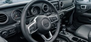 4th Generation Jeep Wrangler steeing and other controls