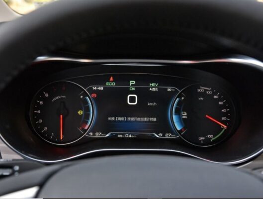 1st Generation BYD Song Max PHEV information cluster