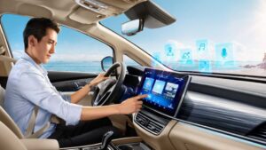 1st Generation BYD Song Max PHEV infotainment screen