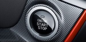 1st Generation Changan CS55 SUV engine stop start button