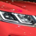 1st Generation Proton X50 SUV headlamps close view