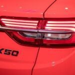 1st Generation Proton X50 SUV tail lights view