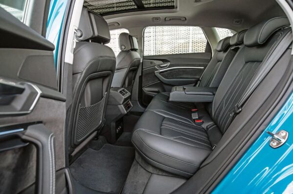 1st generation Audi E tron Electric SUV Rear seats