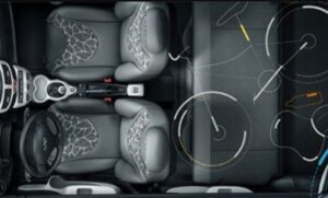 2nd Generation Chery QQ3 folded rear seats