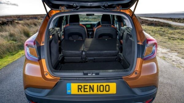 2nd Generation Renault Captur SUV luggage area view