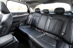 5th Generation KIA optima Sedan Rear seats view