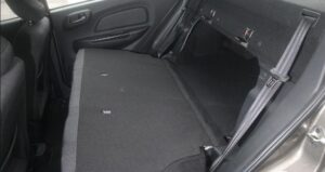 3rd Generation Proton Saga Sedan folded rear seats