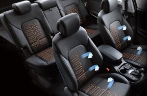 4th Generation Hyundai Santa Fe Luxury SUV heated and ventilated front seats