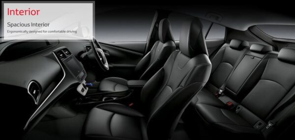 4th Generation Toyota Prius Sedan Spacious interior cabin