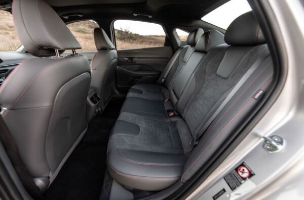 8th Generation Hyundai Sonata Luxury Sedan Rear seats