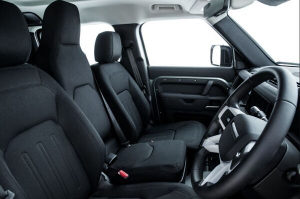 Latest generation Land Rover Defender SUV front seats