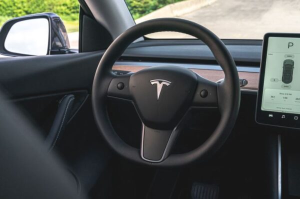 Tesla Model Y Smart SUV Steering wheel